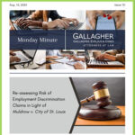 Cover of Gallagher Evelius & Jones Monday Minute Issue 15